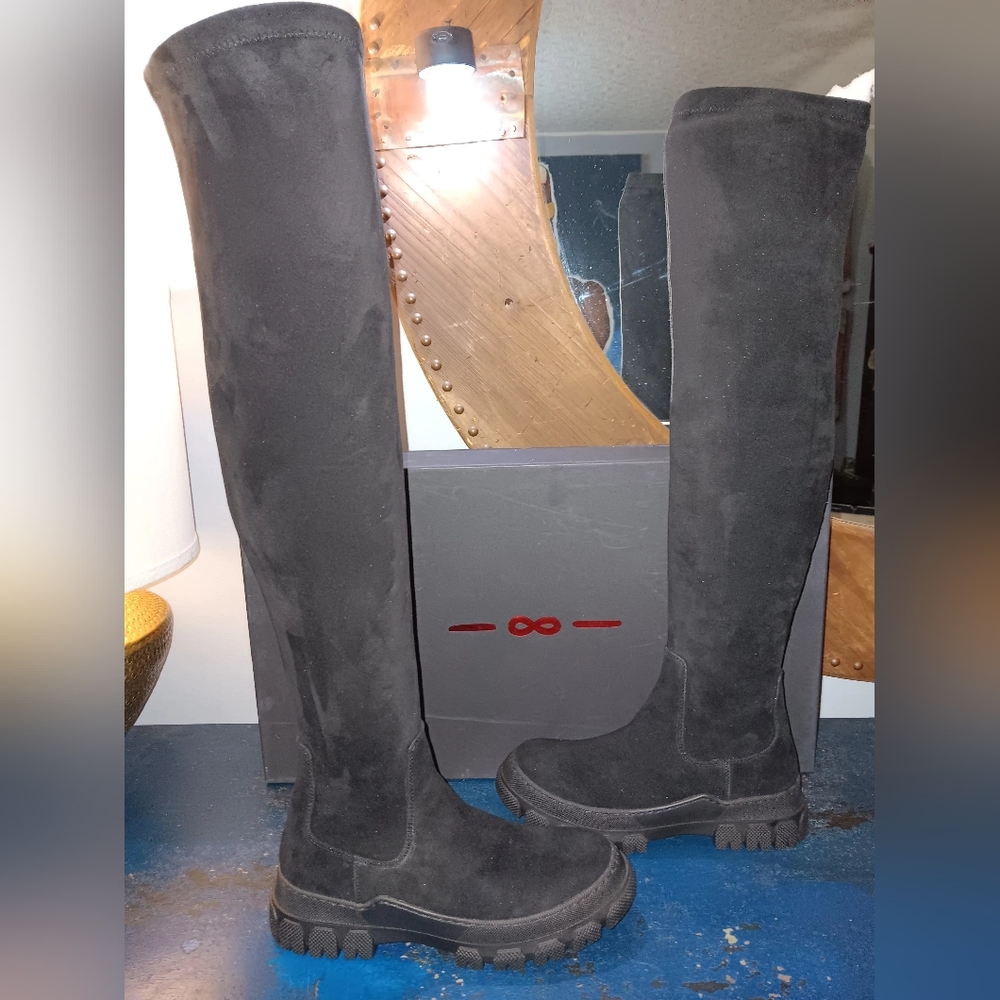 181 suede over the knee boots